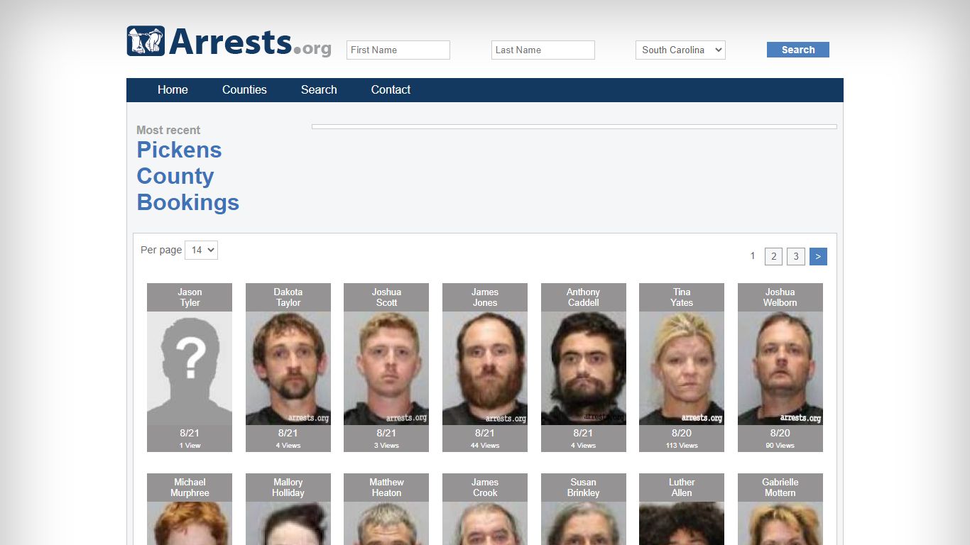 Pickens County Arrests and Inmate Search